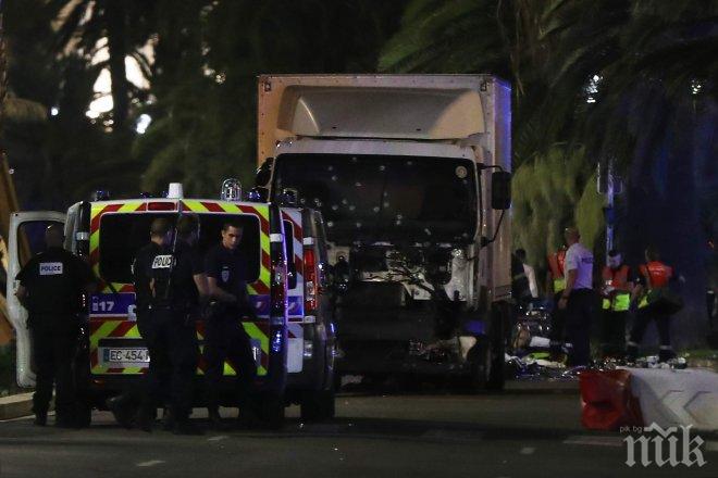 Убиецът с камион в Ница е имал подкрепата на съучастници