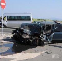 Още не е ясно кой е загиналият в автомелето край Поморие 
