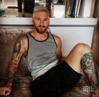 Лео Меси се изрусил заради Аарън Рамзи (СНИМКА)