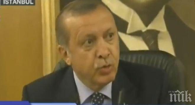 Ердоган благодари на парламентарните сили за подкрепата по време на пуча