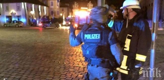Германската полиция тараши центъра за бежанци, където е живял атентаторът от Ансбах