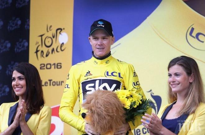 Крис Фрум пред исторически триумф на Тур дьо Франс