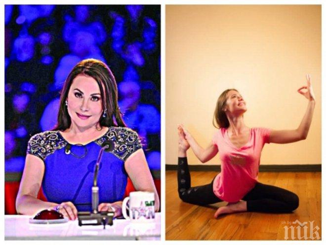 САМО В ПИК И РЕТРО! Щерката на Мадам Мулти дава уроци по йога в Боровец
