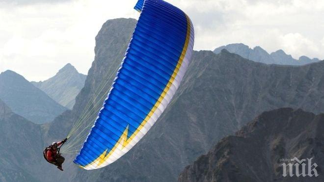 Драма над Сопот: Облак засмука парапланерист на 7,5 км в небето