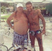 Точно преди мача с 