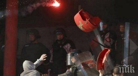 невиждано меле слънчев бряг ултрасите цървена звезда строшиха главите полицаи