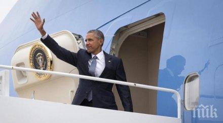 самолетът обама разтърсен турбулентност