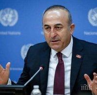 Чавушоглу: Русия не е алтернатива на НАТО и ЕС за Турция