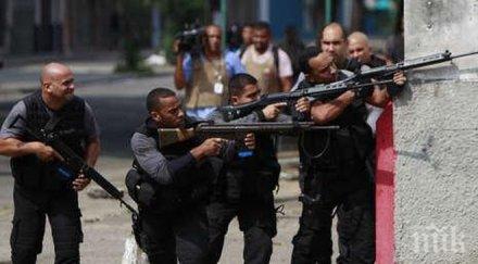 драмата престъпникът взел заложници бразилско кафене предаде