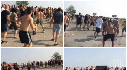 ексклузивно първи подробности боя ултраси магистрала тракия единият участниците глътнал езика обновена снимки