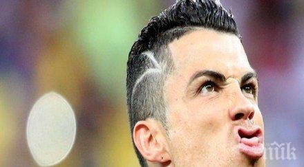 роналдо съвсем изперка репортера микрофона озъби фен видео