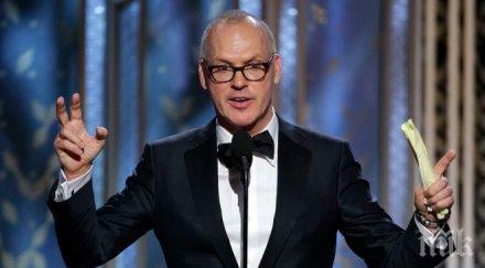 майкъл кийтън изгря своя звезда алеята славата холивуд