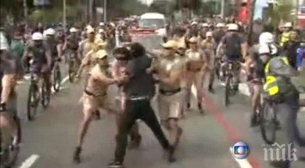 опитаха изгасят олимпийския огън заради забавени заплати