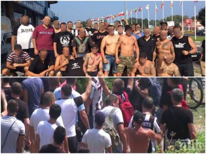 ОТ ПОСЛЕДНИТЕ МИНУТИ! Напрежението в Бургас расте! Хиляди пловдивчани окупираха Морската градина, фенове на Ботев се бият помежду си (СНИМКИ)