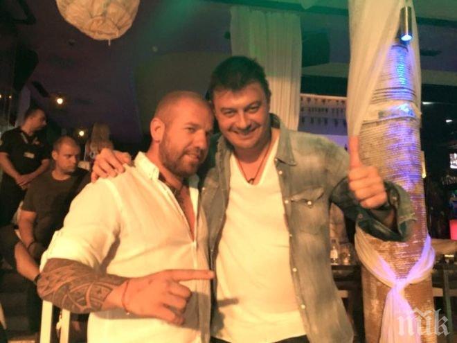 Любов необяснима: Бареков и Динко от Ямбол заедно купонясват на концерт на Ицо Хазарта