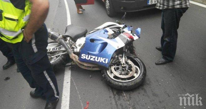 Шофьор отнесе мотор в Пловдив, момче и момиче са в болница