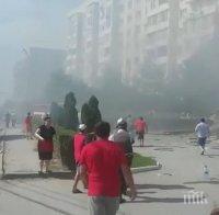 Мощен взрив разтърси Махачкала! 13 души са в болница (ВИДЕО)