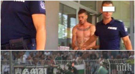зверски пребития полицаи фен ботев съдят хулиганство снимки