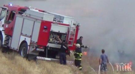 пик вижте огнената стихия погълнала стотици декари благоевград