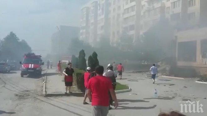 Мощен взрив разтърси Махачкала! 13 души са в болница (ВИДЕО)