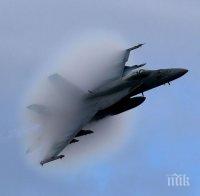 Изтребител F/A-18C се разби в САЩ