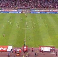 ЛУДОСТ! Кафу с гол в стил Меси! Лудогорец мечтае в Белград