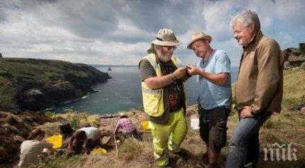 откриха замъка крал артур