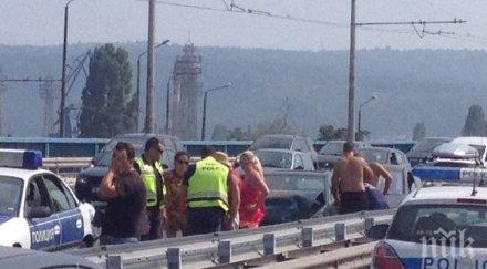 две катастрофи затапиха аспаруховия мост варна