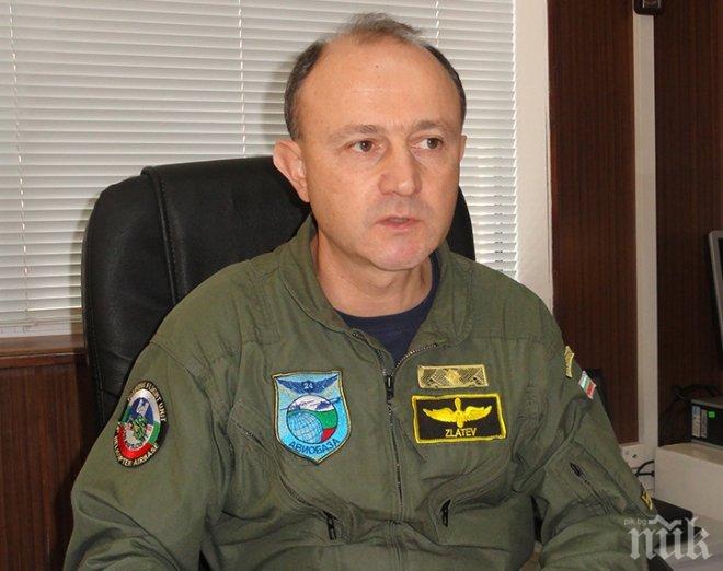 Командирът на Граф Игнатиево поема пилотите