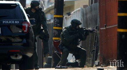 драмата летище нюарк приключи задържан похитителят бил въоръжен пневматичен пистолет