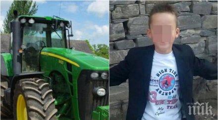 страшна трагедия храбрино малкия краси беше премазан трактор снимки