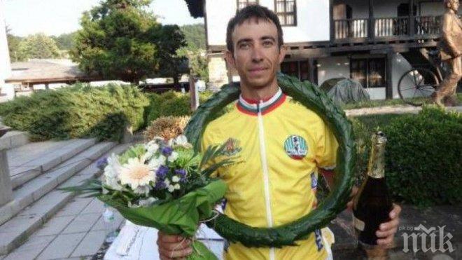 Стефан Христов в болница след падане по трасето на колоездачите 