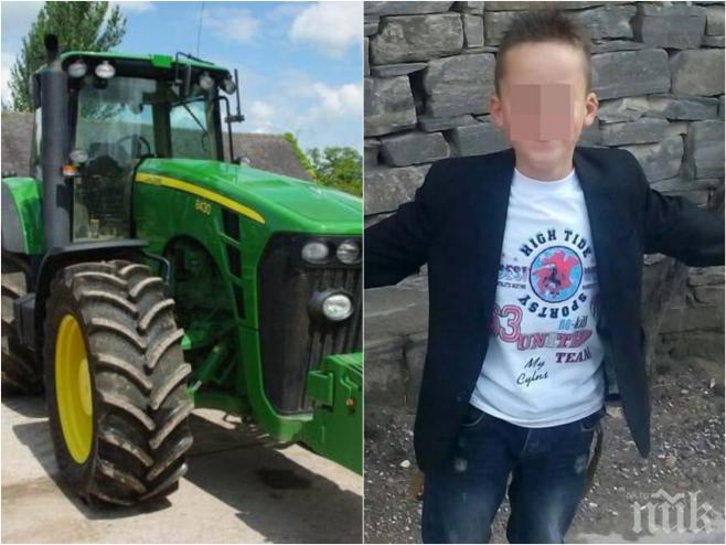 Страшна трагедия в Храбрино! Ето го малкия Краси, който беше премазан от трактор (СНИМКИ)