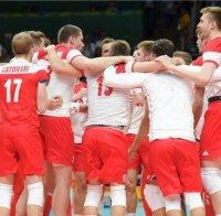Полша с измъчено 3:2 над Иран! Грозни сцени накрая