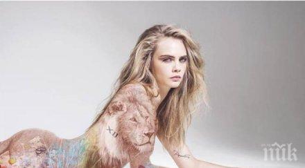 сестрата кара делевин нахлува киното