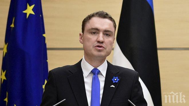 Естония може да подкрепи отмяната на санкциите срещу Русия, само ако тя изпълни Минските споразумения