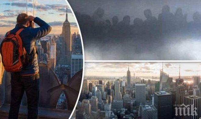 УНИКАЛНО! Паралелен свят се появи в небето над Ню Йорк