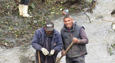 чистят ударно речните корита врачанско