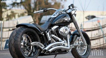 удар полицията откриха краден харлей бона