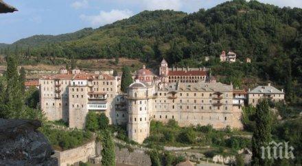 кабинетът дари пътна техника зографския манастир