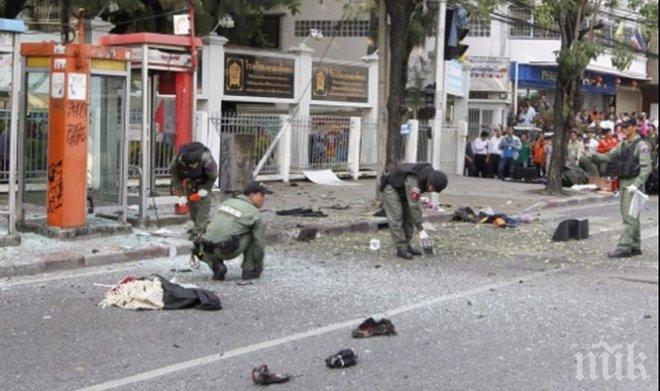 Бомбите в Тайланд заложени в саксии, задействани са с мобилен телефон