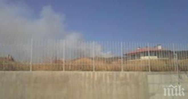 Извънредно! Пламна гората над Св. Влас