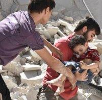 Повече от 100 мирни жители загинали в Алепо през август