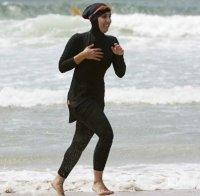 Забраната за носене на буркини по плажовете в Кан предизвика остра реакция на мюсюлманските групи