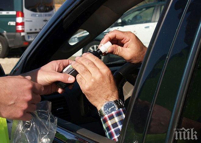 Нов рекордьор! 37-годишният Али спипан в с 3,59 промила и без книжка край Нови пазар