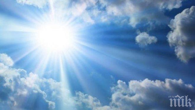 Жега! Утре ни чакат до 33 градуса, в София – около 28