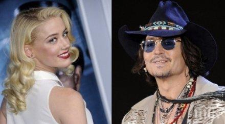 ужас джони деп отразял пръста пиянски скандал амбър хърд снимка