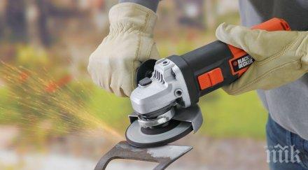 мъж умря колата порязване ъглошлайф