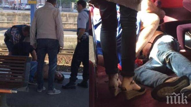Касапница в Австрия! Душевно болен германец наръга двама във влак