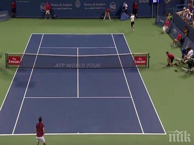 Публиката ръкопляска! Гришо със страхотен жест в САЩ (ВИДЕО)